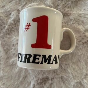Vintage Fireman Mug
